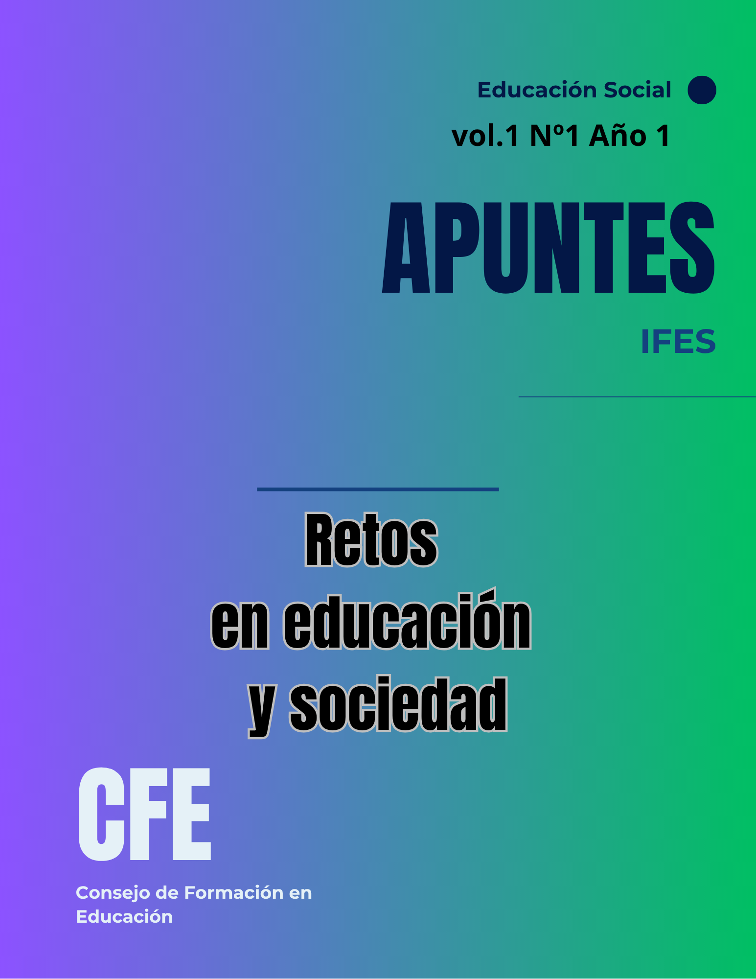 					Ver Vol. 1 Núm. 1 (1): Retos en educación y sociedad
				